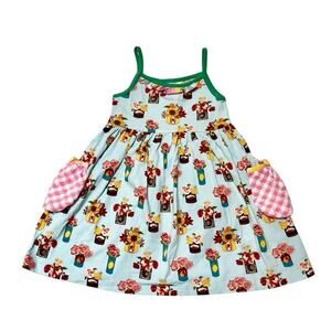 Matilda Jane Pocketful of Flowers Sundress Size 4